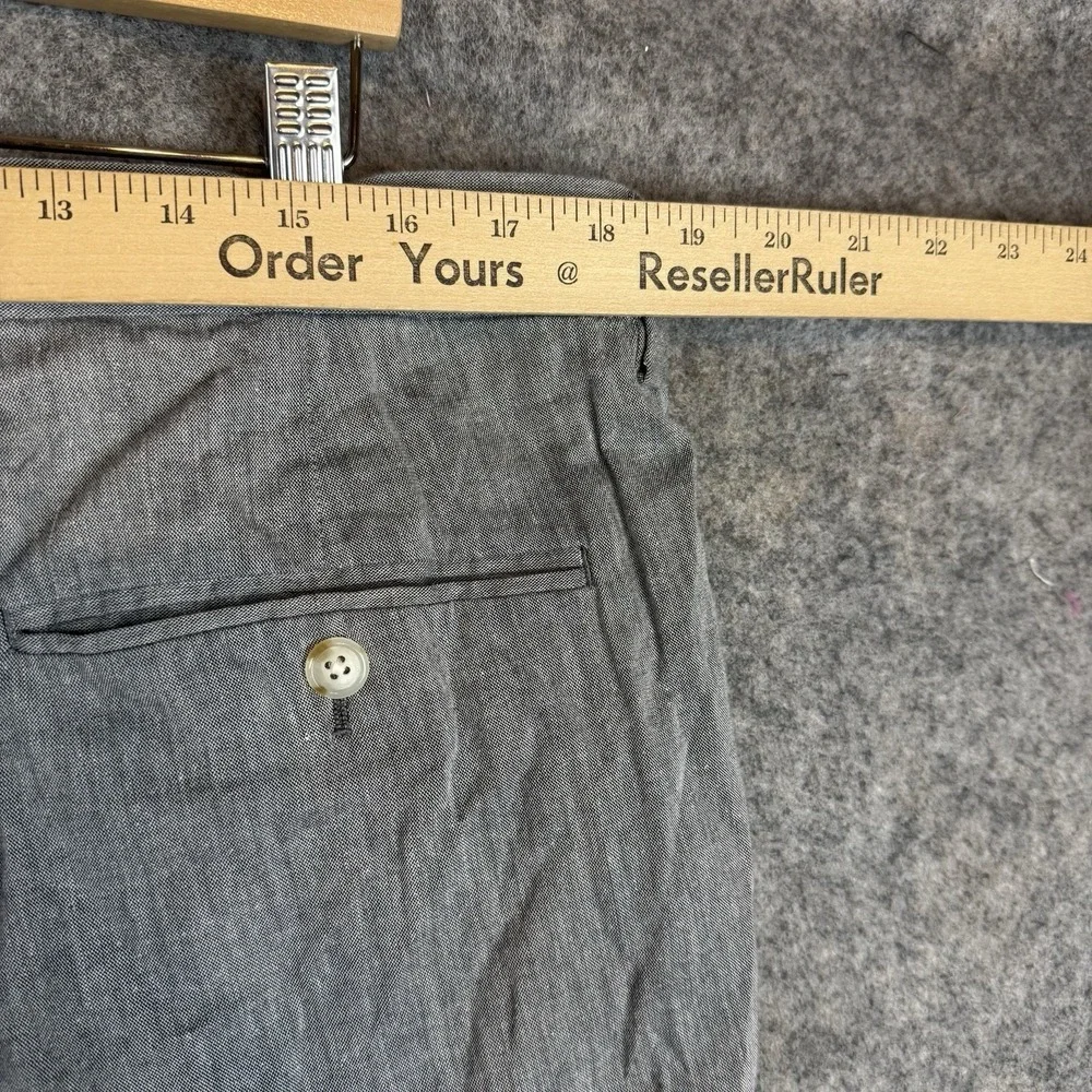 J Crew Pants Mens 36x30 Gray Ludlow Slim Fit Chinos Somelos Cotton Trousers - Picture 8 of 11